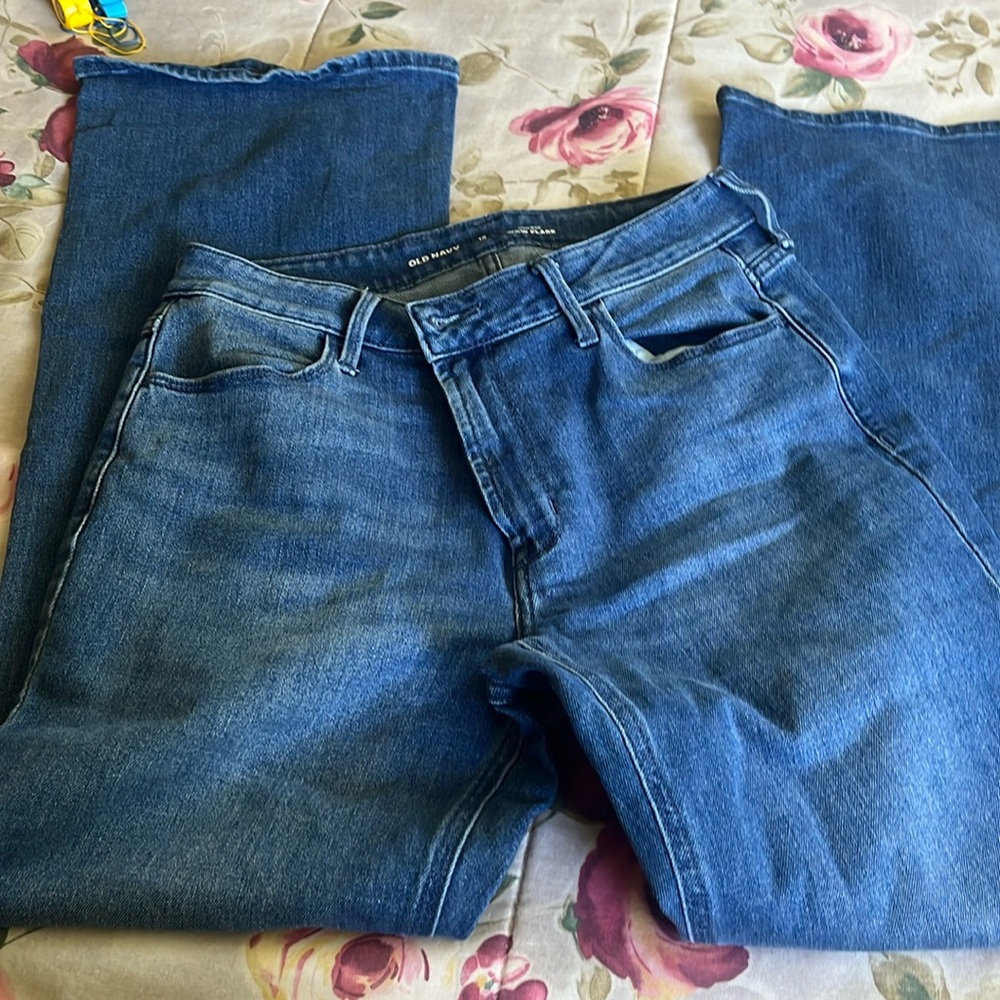Old Navy high rise flare jeans